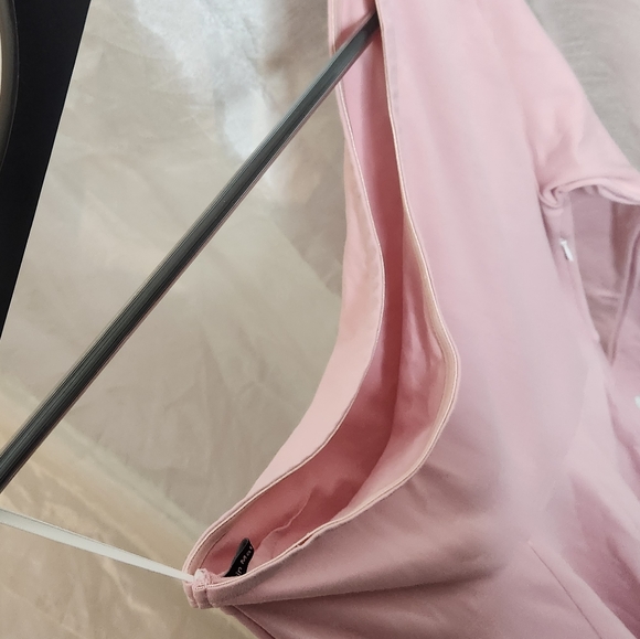 Pink One Shoulder Dress - Picture 3 of 8